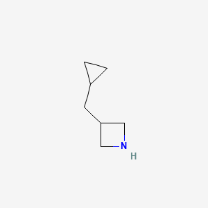molecular formula C7H13N B1445038 3-(Cyclopropylmethyl)azetidine CAS No. 1248411-37-1