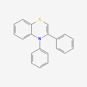 molecular formula C20H15NS B14450435 3,4-Diphenyl-4H-1,4-benzothiazine CAS No. 79246-66-5