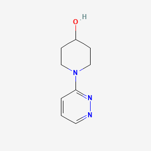 molecular formula C9H13N3O B1445055 1-(Pyridazin-3-yl)piperidin-4-ol CAS No. 1217272-21-3