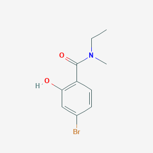molecular formula C10H12BrNO2 B1445058 4-bromo-N-ethyl-2-hydroxy-N-methylbenzamide CAS No. 1250229-89-0