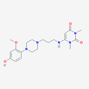 molecular formula C20H29N5O4 B144506 4-羟基乌拉匹地 CAS No. 88733-12-4