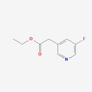 molecular formula C9H10FNO2 B1445072 Ethyl 2-(5-fluoropyridin-3-YL)acetate CAS No. 39891-14-0