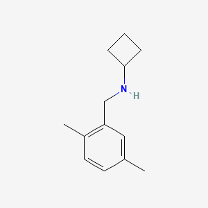 molecular formula C13H19N B1445075 N-[(2,5-dimethylphenyl)methyl]cyclobutanamine CAS No. 1247798-44-2