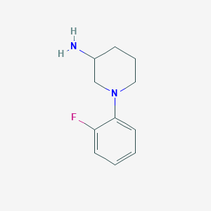 1-(2-Fluorophenyl)piperidin-3-amine