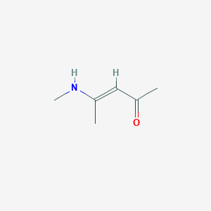 molecular formula C6H11NO B144508 4-(Methylamino)pent-3-en-2-one CAS No. 130256-90-5