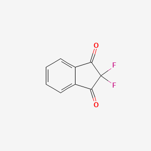 molecular formula C9H4F2O2 B14450816 2,2-Difluoro-1H-indene-1,3(2H)-dione CAS No. 76185-13-2