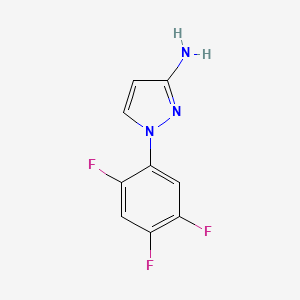 1-(2,4,5-trifluorophenyl)-1H-pyrazol-3-amine