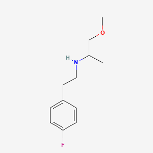 molecular formula C12H18FNO B1445084 [2-(4-Fluorophenyl)ethyl](1-methoxypropan-2-yl)amine CAS No. 1249593-41-6