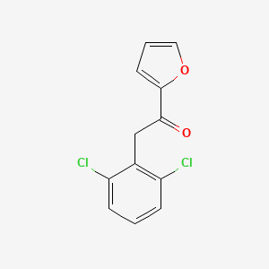 2-(2,6-Dichlorophenyl)-1-(furan-2-yl)ethan-1-one