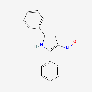 molecular formula C16H12N2O B14450853 2,5-Diphenyl-3-nitrosopyrrole CAS No. 75096-67-2