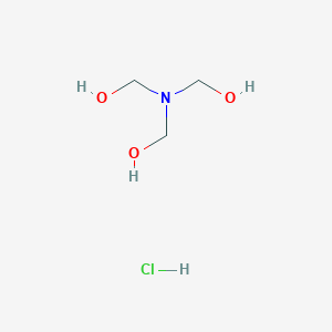 molecular formula C3H10ClNO3 B14450865 Nitrilotrimethanol--hydrogen chloride (1/1) CAS No. 78063-42-0