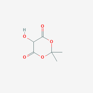 molecular formula C6H8O5 B14450925 5-Hydroxy-2,2-dimethyl-1,3-dioxane-4,6-dione CAS No. 75307-59-4