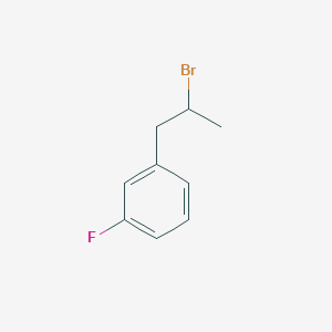 Benzene, 1-(2-bromopropyl)-3-fluoro-