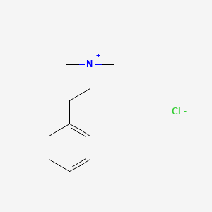 molecular formula C11H18ClN B14451010 N,N,N-Trimethyl-2-phenylethan-1-aminium chloride CAS No. 75337-06-3
