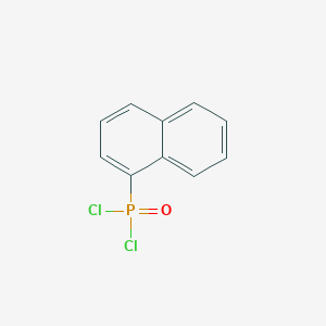 molecular formula C10H7Cl2OP B14451059 Naphthalen-1-ylphosphonic dichloride CAS No. 77072-47-0