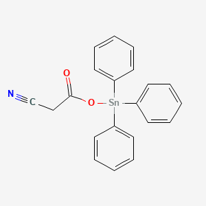 molecular formula C21H17NO2Sn B14451060 Triphenyltin cyanoacetate CAS No. 73927-89-6