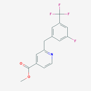 Methyl 2-(3-fluoro-5-(trifluoromethyl)benzyl)isonicotinate