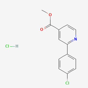 Methyl 2-(4-chlorophenyl)isonicotinate hydrochloride