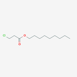 molecular formula C12H23ClO2 B14451158 Nonyl 3-chloropropanoate CAS No. 74306-05-1