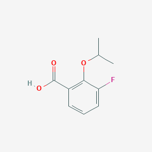 molecular formula C10H11FO3 B1445117 3-氟-2-(丙烷-2-氧基)苯甲酸 CAS No. 1248479-48-2