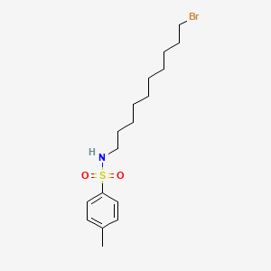 molecular formula C17H28BrNO2S B14451229 N-(10-Bromodecyl)-4-methylbenzene-1-sulfonamide CAS No. 79130-36-2