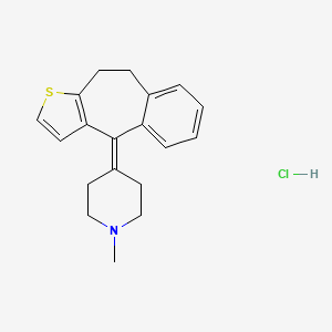 molecular formula C19H22ClNS B14451324 Pizotyline hydrochloride CAS No. 73391-87-4
