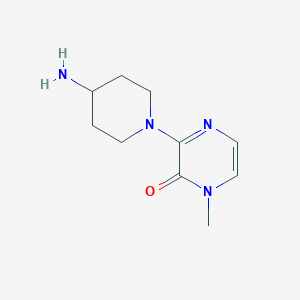 3-(4-Aminopiperidin-1-yl)-1-methyl-1,2-dihydropyrazin-2-one