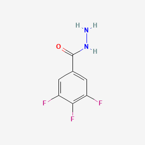 molecular formula C7H5F3N2O B1445143 3,4,5-Trifluorobenzohydrazide CAS No. 1263064-36-3