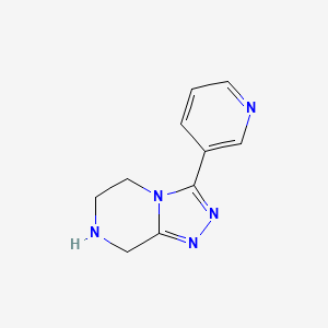 3-{5H,6H,7H,8H-[1,2,4]triazolo[4,3-a]pyrazin-3-yl}pyridine