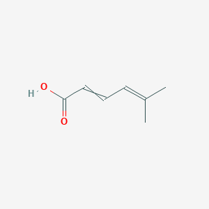 molecular formula C7H10O2 B14451453 5-Methylhexa-2,4-dienoic acid CAS No. 79695-53-7
