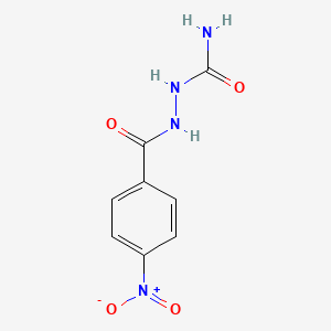 molecular formula C8H8N4O4 B14451473 1-(4-Nitrobenzoyl)semicarbazide CAS No. 73859-73-1