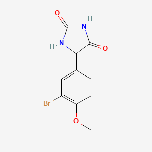 5-(3-Bromo-4-methoxyphenyl)imidazolidine-2,4-dione