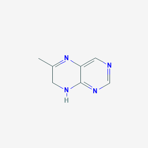 molecular formula C7H8N4 B14451507 6-Methyl-7,8-dihydropteridine CAS No. 74072-25-6