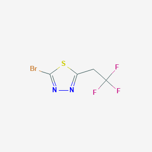2-Bromo-5-(2,2,2-trifluoroethyl)-1,3,4-thiadiazole