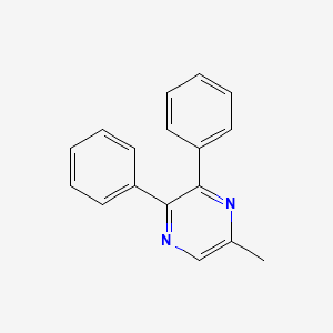 molecular formula C17H14N2 B14451562 5-Methyl-2,3-diphenylpyrazine CAS No. 78605-07-9