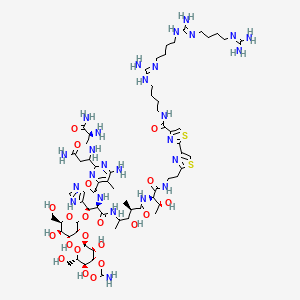 molecular formula C65H106N26O21S2 B14451627 Bleomycin B6 CAS No. 73666-80-5