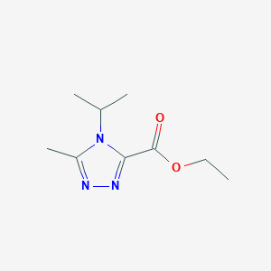 ethyl 5-methyl-4-(propan-2-yl)-4H-1,2,4-triazole-3-carboxylate