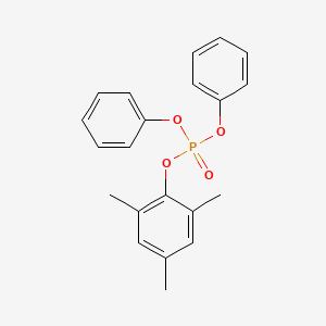 molecular formula C21H21O4P B14451678 Diphenyl 2,4,6-trimethylphenyl phosphate CAS No. 73179-43-8