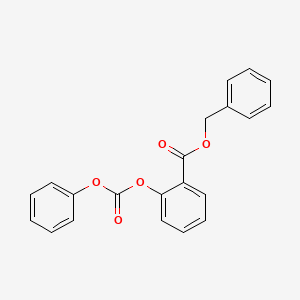 molecular formula C21H16O5 B14451701 Benzyl 2-[(phenoxycarbonyl)oxy]benzoate CAS No. 78899-24-8