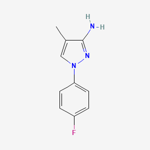 1-(4-fluorophenyl)-4-methyl-1H-pyrazol-3-amine