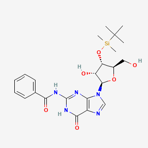 molecular formula C23H31N5O6Si B14451900 N-Benzoyl-3'-O-[tert-butyl(dimethyl)silyl]guanosine CAS No. 72409-44-0