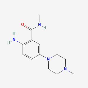 2-amino-N-methyl-5-(4-methylpiperazin-1-yl)benzamide