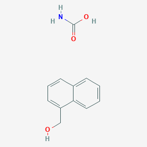 molecular formula C12H13NO3 B14452005 Carbamic acid--(naphthalen-1-yl)methanol (1/1) CAS No. 74156-18-6
