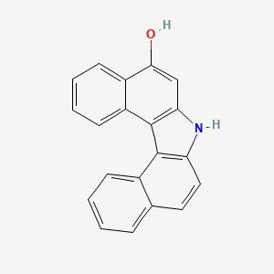 molecular formula C20H13NO B14452027 7H-Dibenzo(c,g)carbazol-5-ol CAS No. 78448-06-3