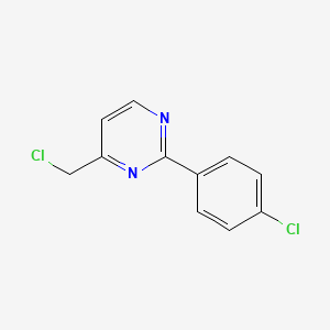 4-(Chloromethyl)-2-(4-chlorophenyl)pyrimidine