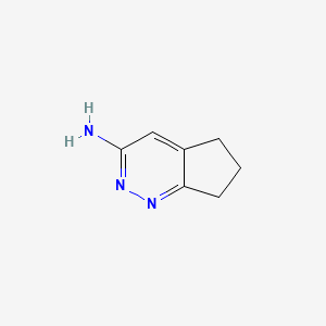 5H,6H,7H-cyclopenta[c]pyridazin-3-amine