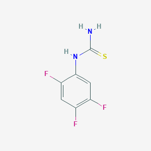 molecular formula C7H5F3N2S B1445214 (2,4,5-Trifluorophenyl)thiourea CAS No. 1340519-84-7