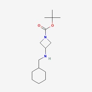 tert-Butyl 3-((cyclohexylmethyl)amino)azetidine-1-carboxylate