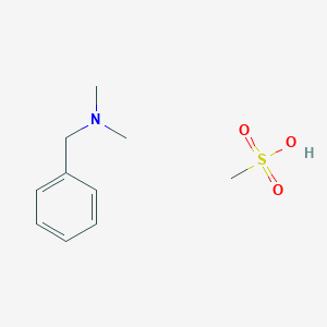 molecular formula C10H17NO3S B14452243 N,N-dimethyl-1-phenylmethanamine;methanesulfonic acid CAS No. 73095-53-1