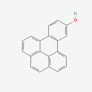 molecular formula C20H12O B14452336 Benzo(e)pyren-10-ol CAS No. 77508-19-1